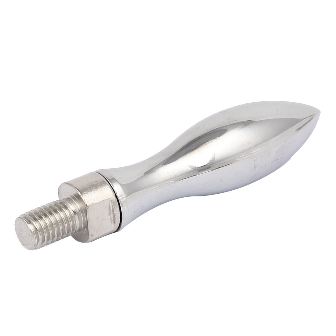Threaded Machine Handle M10x15mm Male Thread Revolving Handle Hand Grip Silver Tone for Milling ...