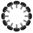 thumbnail image 1 of M10x25x35mm Leveling Feet Adjustable Leveler for Home Desk Table Sofa Leg 12pcs, 1 of 7