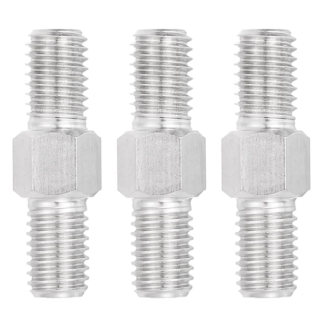 M10x40mm Double End Threaded Stud Screw, 3pcs 304 Stainless Steel Hex ...