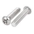 thumbnail image 1 of M10x50mm 304 Stainless Steel Button Head Torx Security Machine Screws 2pcs, 1 of 2