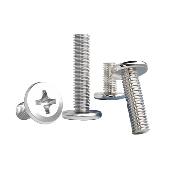 M10x80(2pcs)Flat Head Cross Head Screw Furniture Bolts Countersunk Connector Screws, ,Phillips Drive，304 stainless steel