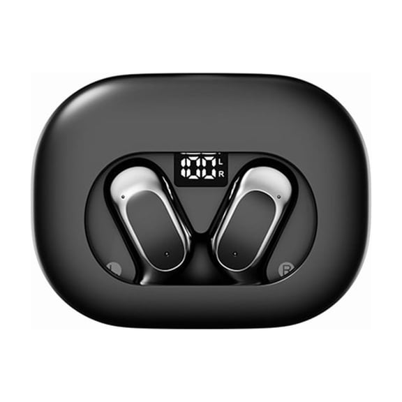 M115 Smart Translator Headset 144-Language AI Translation Earbuds Wireless on-Ear Translator Device Black,1 * Translation Headset Kit,Black
