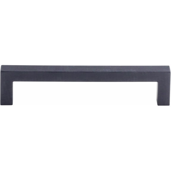 M1159 Nouveau III Collection 5-1/16" Square Bar Pull, Flat Black