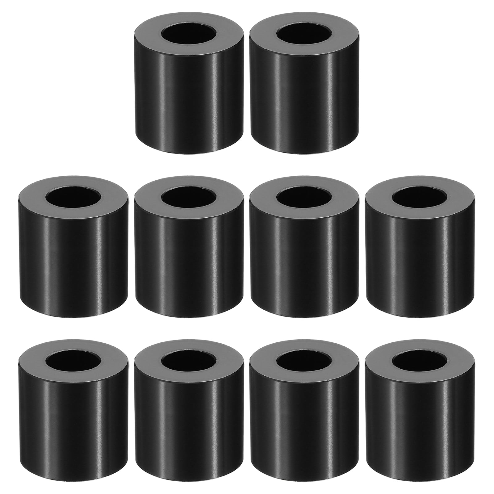 M12 Aluminum Spacers, 10 Pcs Metal Spacer Aluminum 1/2" ID x 1" OD x 1" L Standoff for 1/2" or M12 Screw Bolts