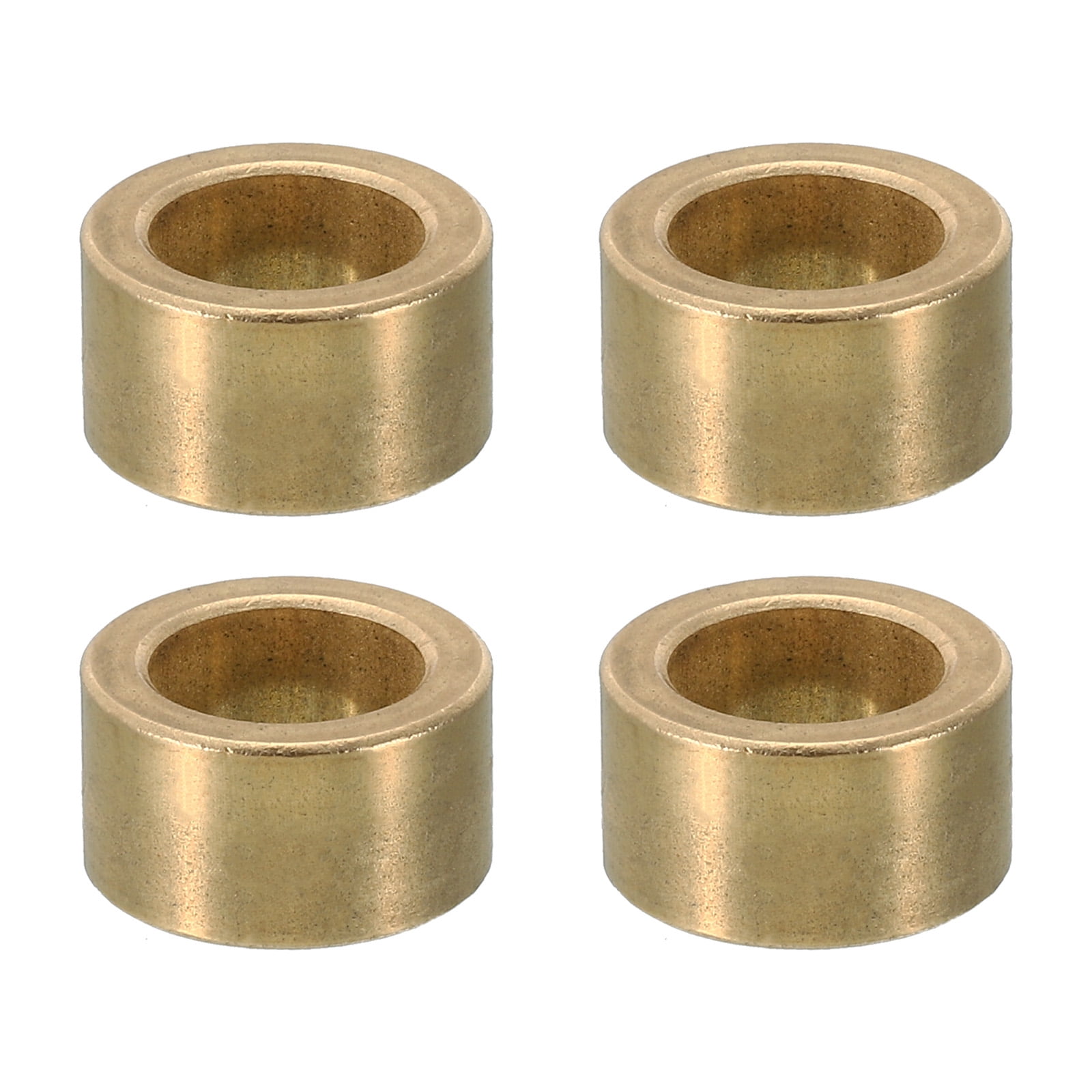 M12 Brass Spacers, 4 Pcs Metal Spacer Brass 12mm ID x 18mm OD x 10mm L