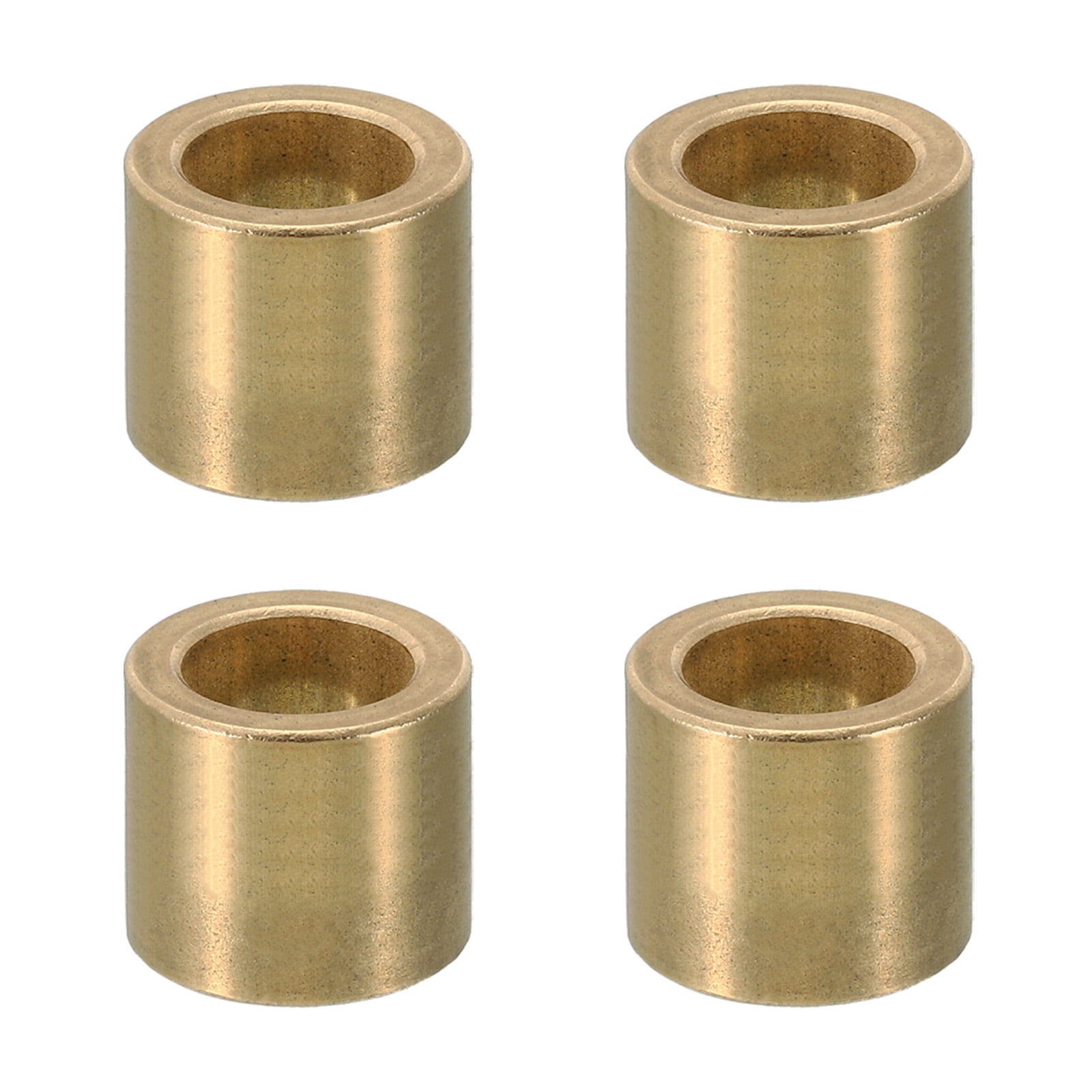 M12 Brass Spacers, 4 Pcs Metal Spacer Brass 12mm ID x 18mm OD x 18mm L Screw Standoff for 1/2
