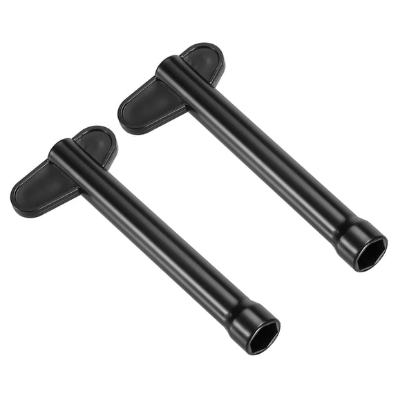 M12 Faucet Installer Socket Wrench Plumbing Tool for Bowl Bathroom Basin Sink, Black 2 Pack