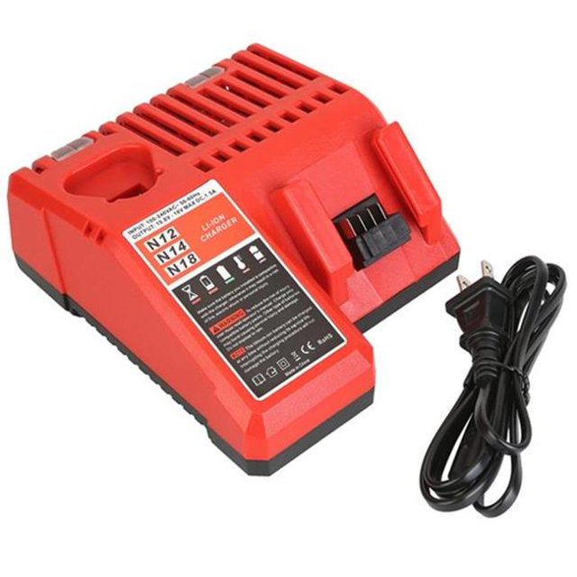48-11-1812 Replacement Charger Compatible With Milwaukee 12V-18V