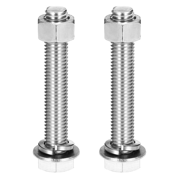 IMScrews M12 X 1.75 Hex Nuts – 304 Stainless Steel DIN934, Pack Of 5, Corrosion-Resistant For Heavy-Duty Construction, Automotive & Industrial Use
