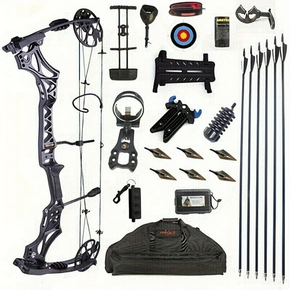 M121A Compound Bow Alloy Hunting Bow Complete Package 0-70 lbs