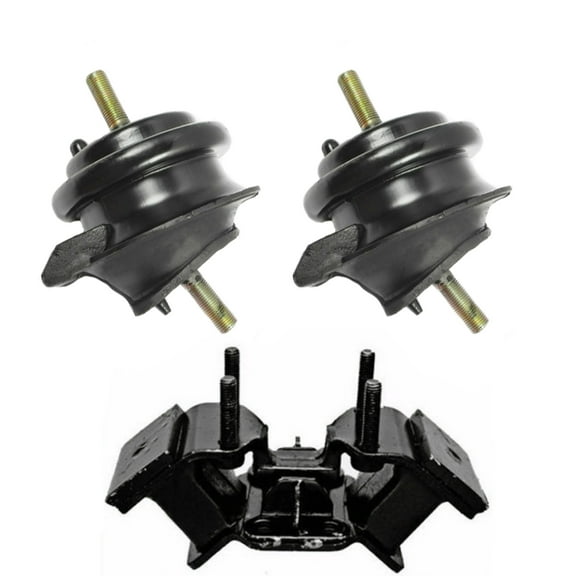 Engine Motor and Transmission Mount For 1995-2000 Lexus LS400 4.0L Auto 7294 7296*2 3PCS 1995 1996 1997 1998 1999 2000