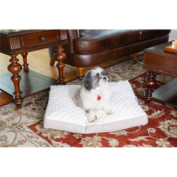 M12HMB-MB-M Crate Mat with Poly Fill Cushion & Removable Cover Dog Bed - Medium