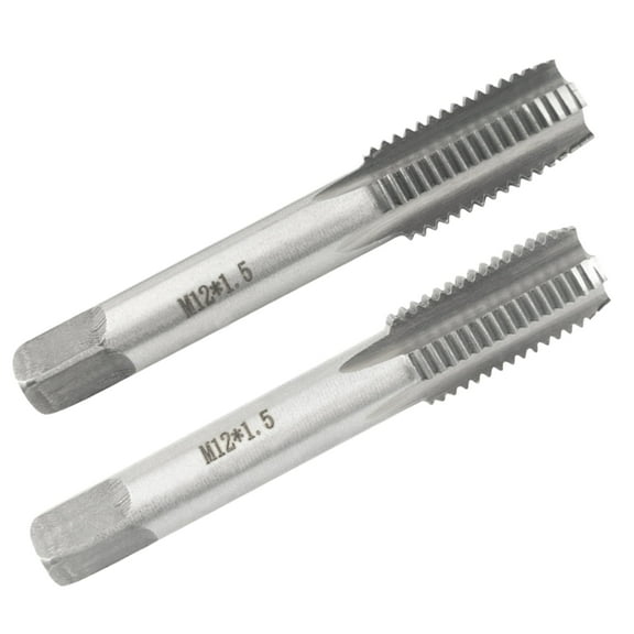 M12X1.5 Hand Tap Right Hand,M12X1.5mm Metric Threading Hand Tap 1Pair