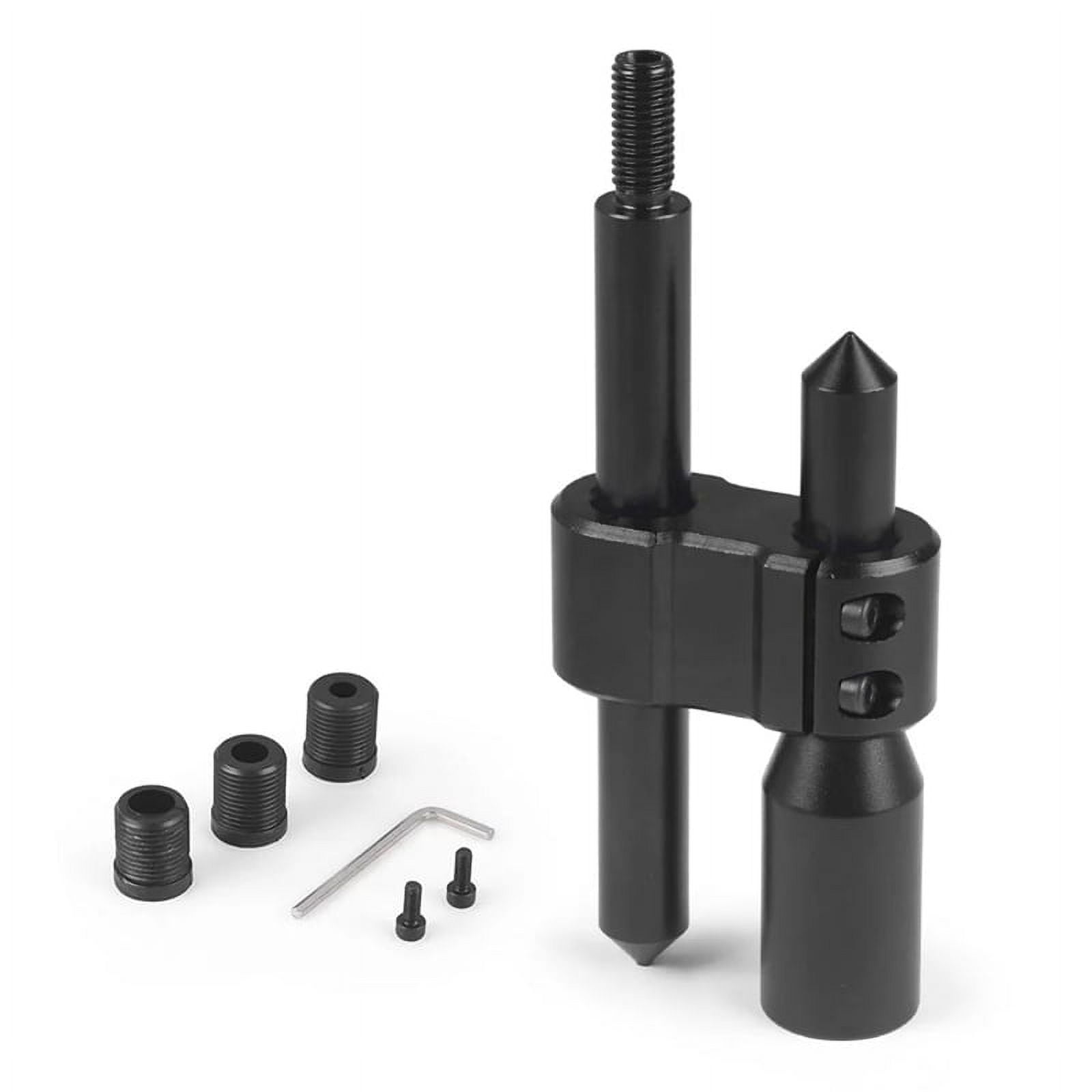 M12x1.25 Aluminum Car H Type Shift Knob Extension Adjustable Extender ...