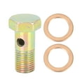 thumbnail image 1 of M12x1.25mm Car Metric Thread Banjo Bolts Brake Fitting Adapter with 2pcs M12 Washers, 1 of 5