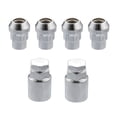 thumbnail image 1 of M12x1.5 Car Wheel Lock Lug Nuts Set Anti Theft Lug Nut Screw Fit for Hyundai Sonata Silver Tone, 1 of 6