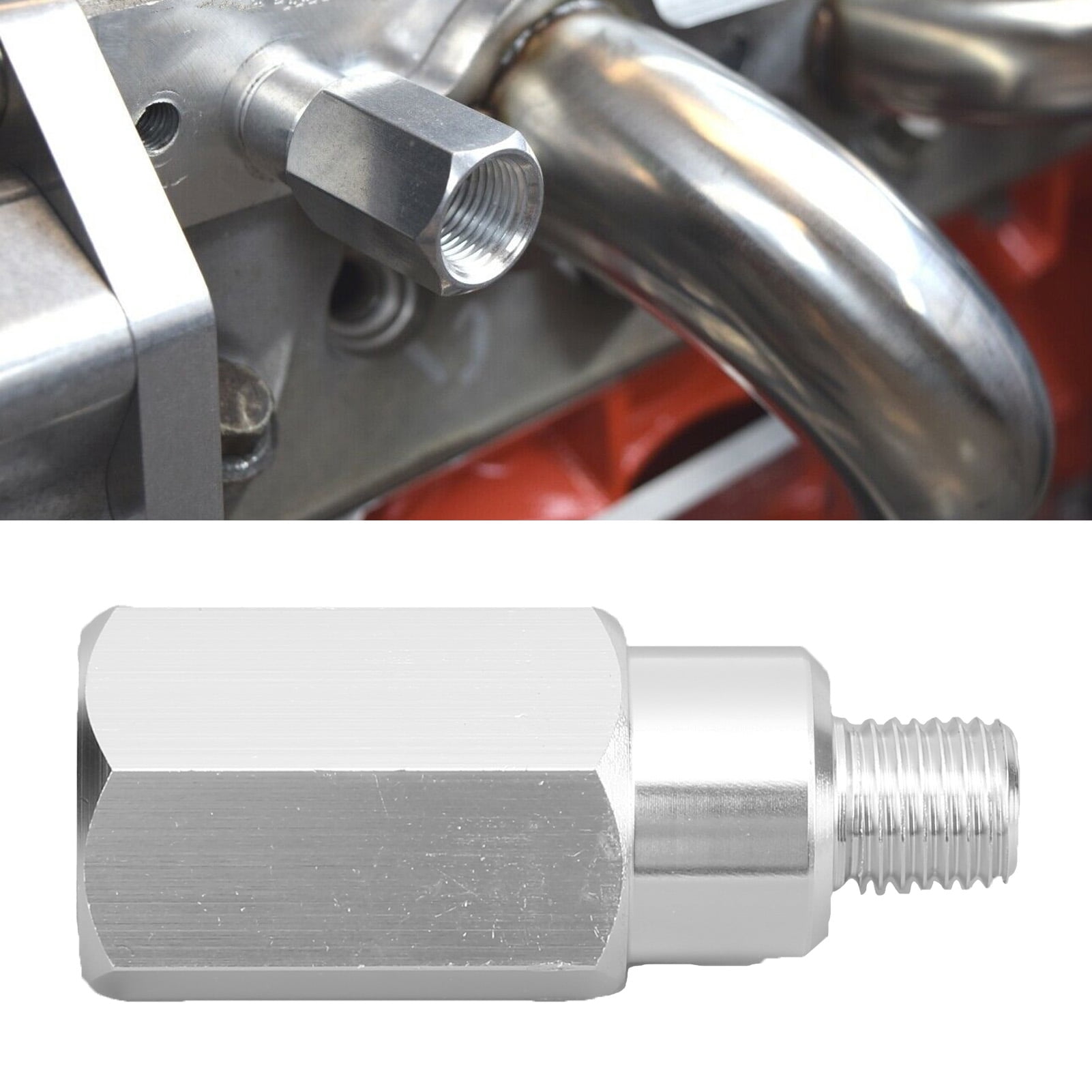 M12x1.5 To 1/2in NPT Coolant Temperature Sensor Adapter With Gasket
