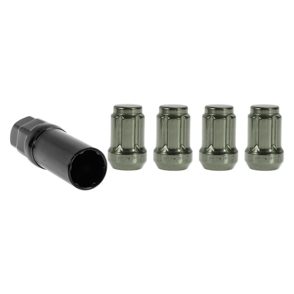 M12x1.5 Wheel Locking Nut with Wheel Locking Nuts,key Socket Key for Honda for Toyota Anti-Theft Wheel Tire Lock Nuts Removal Tool Grey 1 Set