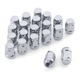 M12x1.5 Wheel Lug Nuts, OnePiece Design Bulge AcornChrome Lug Nuts