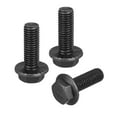 thumbnail image 1 of M12x35mm Hex Serrated Flange Bolts 10.9 Grade Carbon Steel Screws 3 Pack, 1 of 5