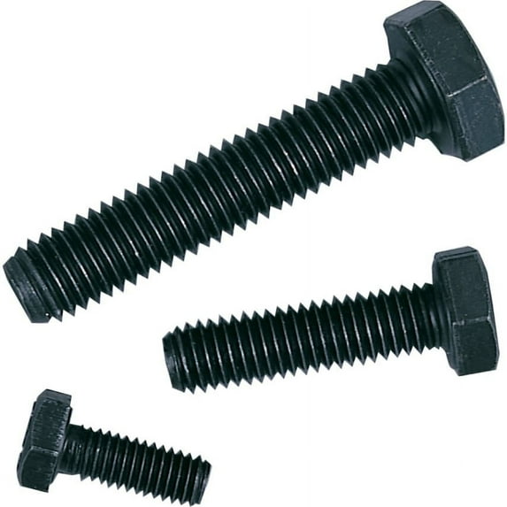 M14-2.0 x 45mm Hex Cap Screws, Metric Class 10.9 Plain Plated Steel (Quantity: 250) Coarse Thread (UNC) Fully Threaded