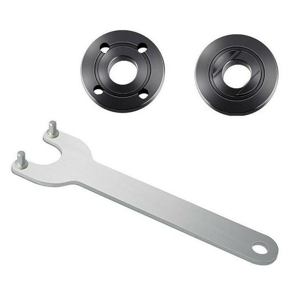 M14 Angle Grinder Flange Wrench Set for 14mm Spindle Thread, Metal Lock Nut Replacement Tool