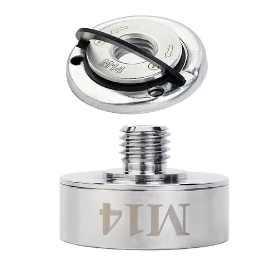 M14 Grinder Adapter with Flange Nut & Clamping Plate for X Quick Release Accessories