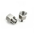 thumbnail image 1 of M14 M20 M27 1/8" 1/4" 3/8" 1/2" 3/4" 1" NPT BSP Male To Female Thread 304 Socket High Pressure Pipe Fitting ,Solid Connection, 1 of 4