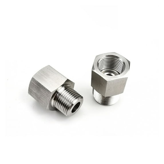 M14 M20 M27 1/8" 1/4" 3/8" 1/2" 3/4" 1" NPT BSP Male To Female Thread 304 Socket High Pressure Pipe Fitting ,Solid Connection
