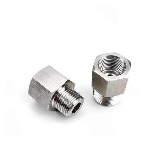 M14 M20 M27 1/8" 1/4" 3/8" 1/2" 3/4" 1" NPT BSP Male To Female Thread 304 Socket High Pressure Pipe Fitting ,Solid Connection