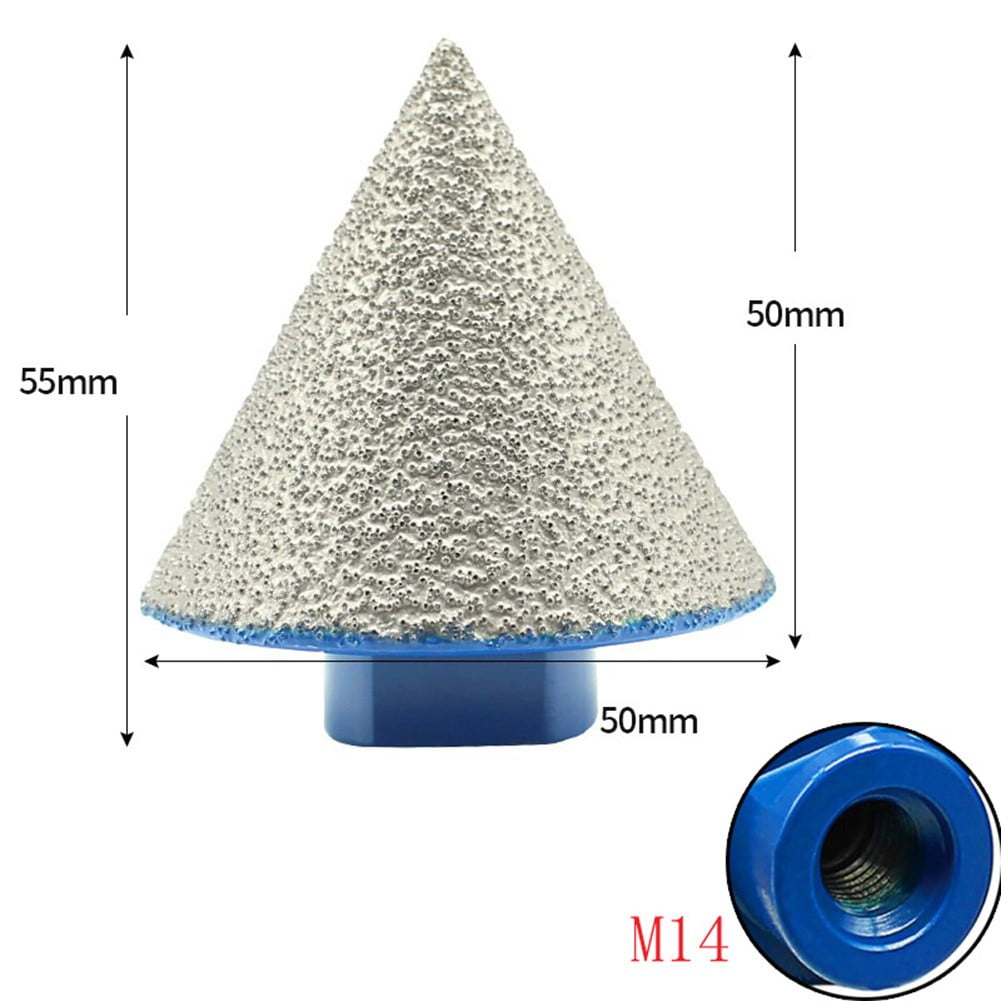 M14 Thread Diamond Chamfer Countersink Bits Cone Carve Polishing