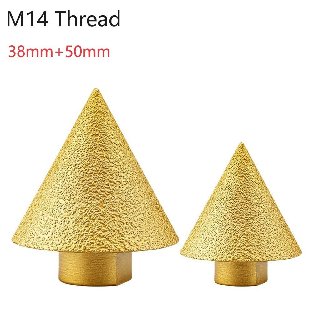 M14 Thread Diamond Chamfer Countersink Bits Cone Carve Polishing