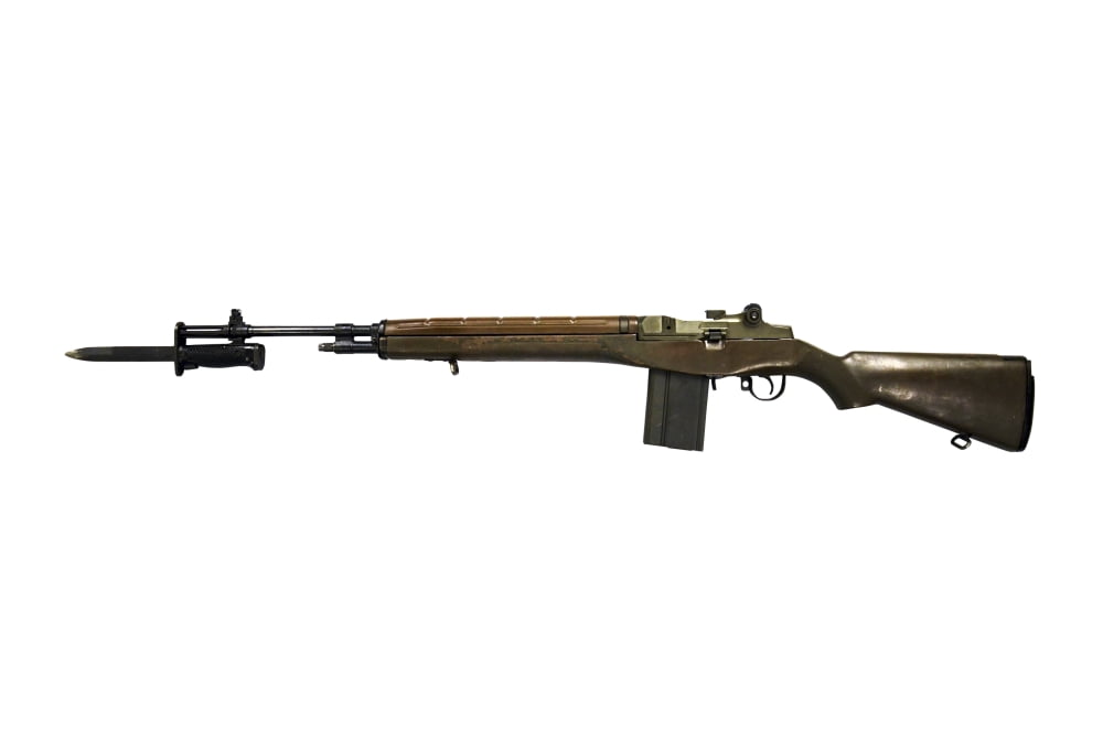 M14 rifle developed from the M1 Garand Canvas Art - Andrew ChittockStocktrek Images (35 x 23)