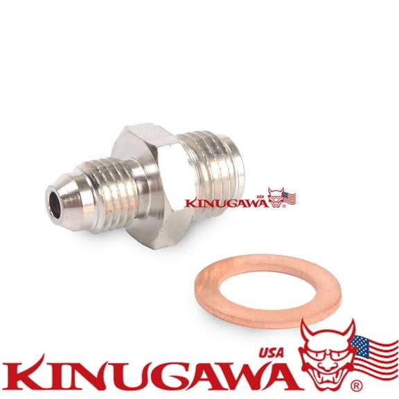 M14x1.5 to 4AN Turbo Coolant Fitting for Garrett T2 T25 T28