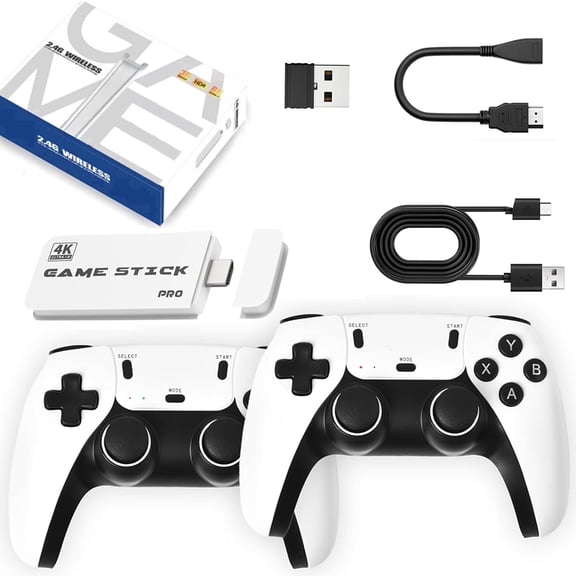 M15 Plus 128 GB Android TV PC Stick, Plug & Play with Wireless Controllers