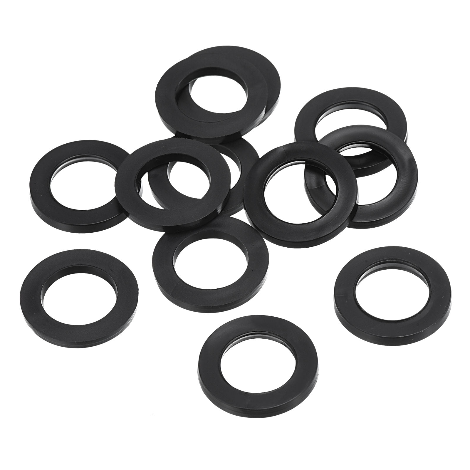 Uxcell 100-Pack M6 Nylon Washers - 11mm OD, 6mm ID, 0.8mm Thick, Clear Sealing Gaskets - View #11