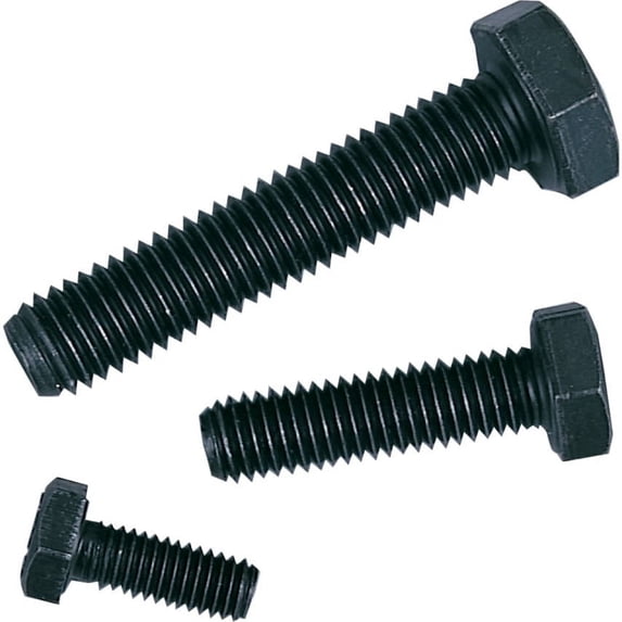 M16-2.0 x 35mm Hex Cap Screws, Metric Class 10.9 Plain Plated Steel (Quantity: 225) Coarse Thread (UNC) Fully Threaded