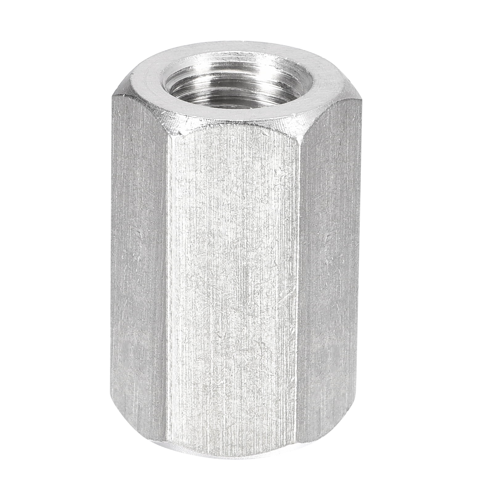 M16 x 2Pitch 40mm Length Coupling Nuts, 1 Pack 304 Stainless Steel