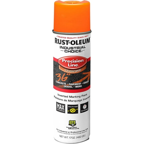 Rust-Oleum M1600 Spray Paint Orange Gloss - 17 Oz