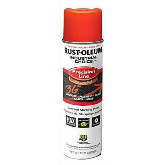 Rust-Oleum Fluorescent Red Spray Paint M1600 - Bright Fluorescent - 17 oz