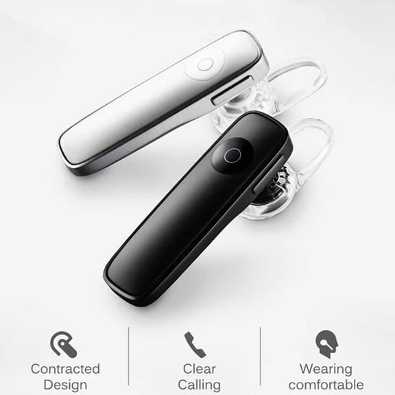 M165 Mini Bluetooth Earphone Stereo Bass Bluetooth Headset Handsfree Earloop Wireless With Smart For All Phones Earpiece Mic