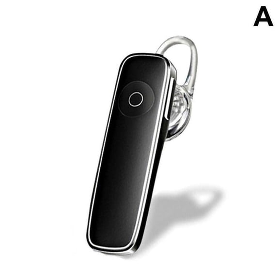 M165 Wireless Bluetooth Single Earbud - Handsfree Earpiece Mic, Ultra-Lightweight Earpiece Headset for Business Drivers and Commuters