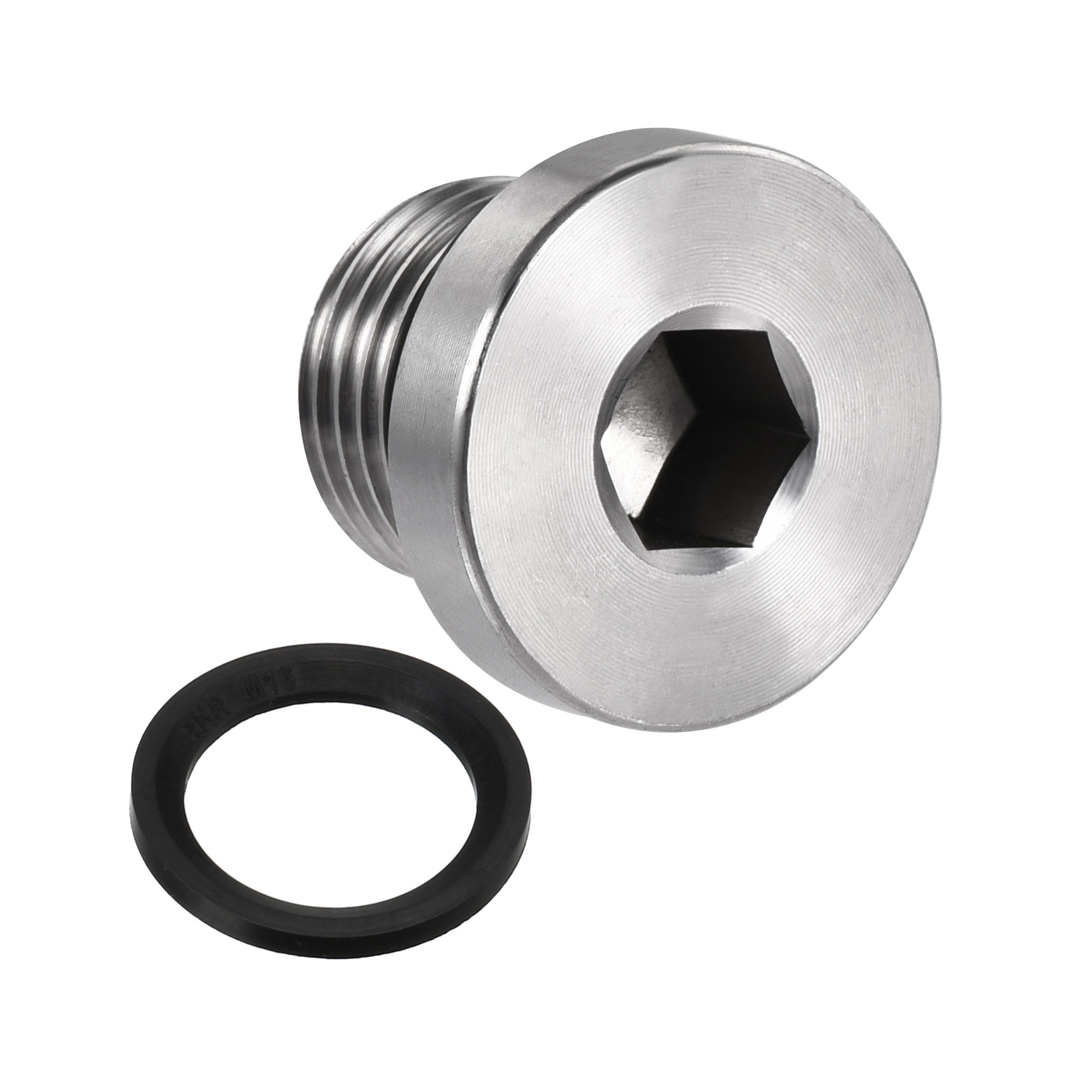 Unique Bargains Inner Hex Head Pipe Plug with Seal Ring M16x0.06"