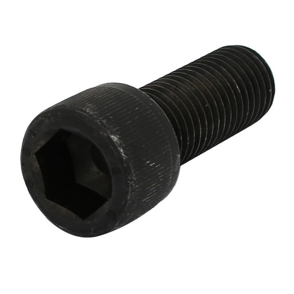 M16x40mm Fully Threaded 12.9 Grade Hex Socket Cap Left Hand Screw Bolt Black