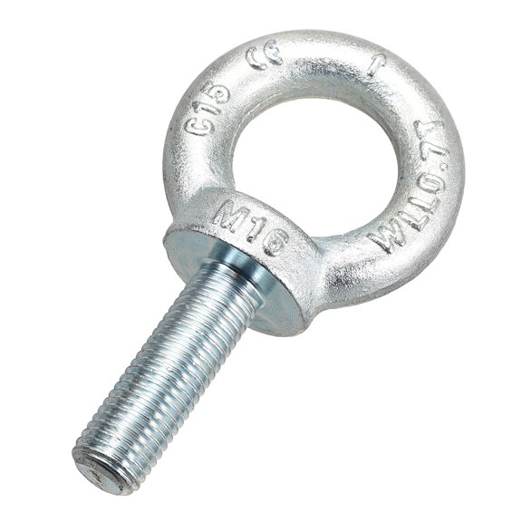 M16x50mm 35mm Inside Dia 63mm Outside Dia Zinc Plated Lifting Eye Bolt