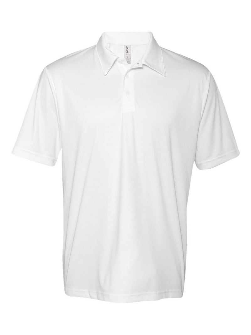 M1709 Alo Golf Shirt Plain Performance Three-Button Mesh Men's - Walmart.com