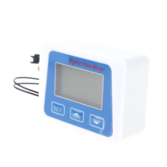 M17D Flowmeter Digital LCD Display Water Flow Meter Flowmeter Rotameter Temp ,Accurate Measurements