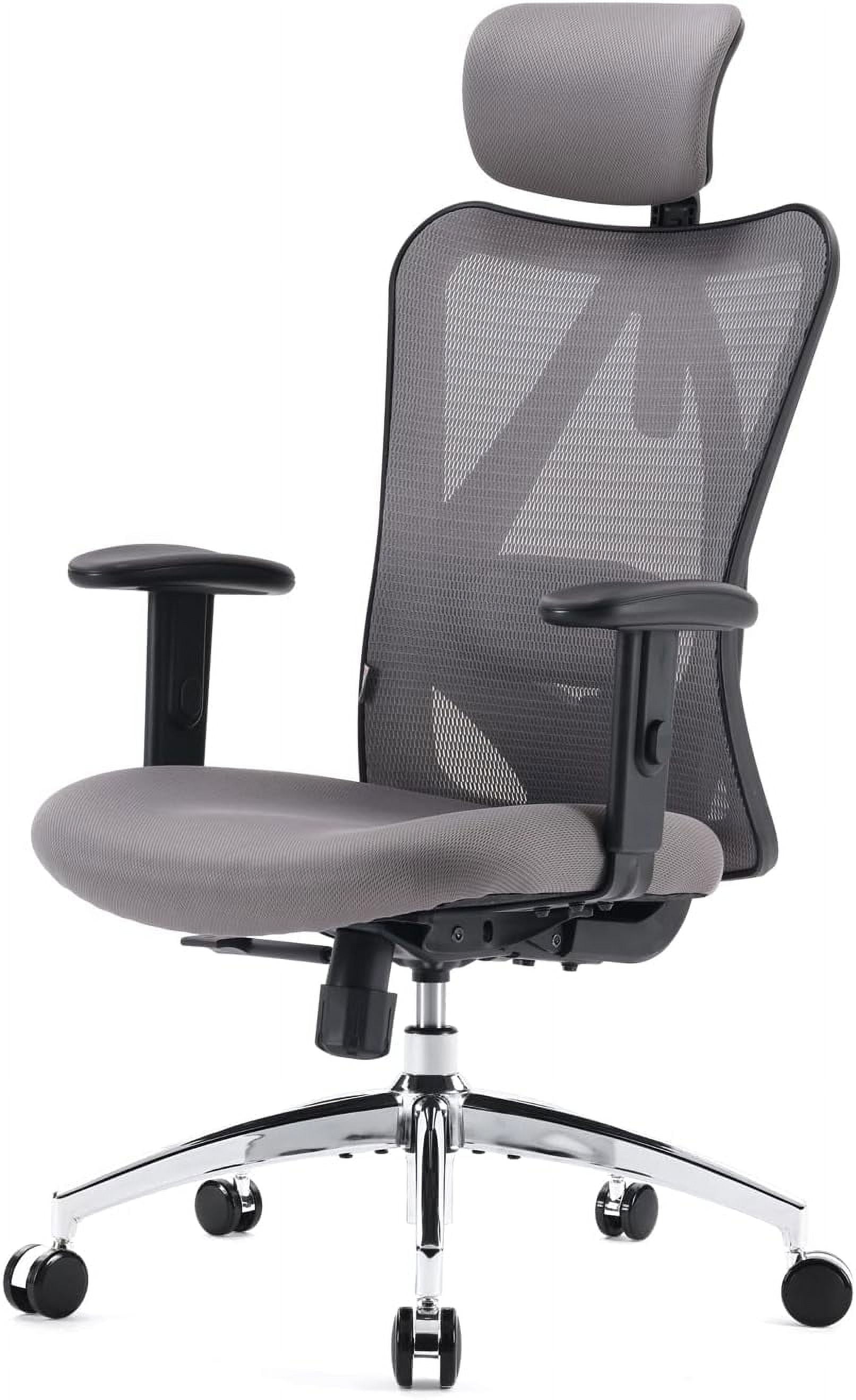 M18 Ergonomic Office Chair for Big and Tall People Adjustable Headrest with 2D Armrest Lumbar