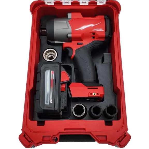 M18 FUEL High Torque Impact Wrench Organizer Insert Compatible with Model 2967-20 Fits Packout Compact Organizer 48-22-8435