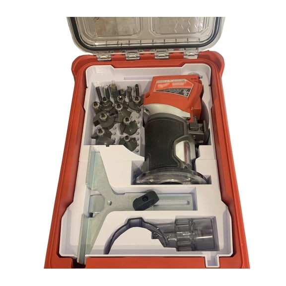 M18 Router Insert for Milwaukee Packout Compact Organizer, Secure Tool Storage
